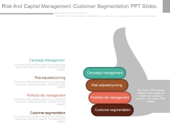 Risk And Capital Management Customer Segmentation Ppt Slides Risk And Capital Management Customer Segmentation Ppt Slides