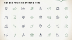 Risk And Return Relationship Icons Ppt PowerPoint Presentation Icon Slide Risk And Return Relationship Icons Ppt PowerPoint Presentation Icon Slide
