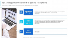 Risk Management Related To Selling Franchisee Ppt Pictures File Formats PDF Risk Management Related To Selling Franchisee Ppt Pictures File Formats PDF