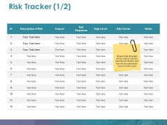 Risk Tracker Ppt PowerPoint Presentation Ideas Design Ideas Risk Tracker Ppt PowerPoint Presentation Ideas Design Ideas