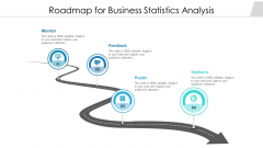 Roadmap For Business Statistics Analysis Ppt PowerPoint Presentation Gallery Graphics Pictures PDF