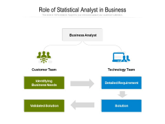 Role Of Statistical Analyst In Business Ppt PowerPoint Presentation Icon Clipart PDF Role Of Statistical Analyst In Business Ppt PowerPoint Presentation Icon Clipart PDF