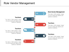 Role Vendor Management Ppt PowerPoint Presentation Infographic Template Influencers Cpb