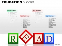 Read Education Blocks With Text Boxes PowerPoint Templates Ppt Slides Read Education Blocks With Text Boxes PowerPoint Templates Ppt Slides