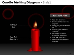 Red Candle Melting Diagram PowerPoint Slides And Ppt Diagram Templates Red Candle Melting Diagram PowerPoint Slides And Ppt Diagram Templates