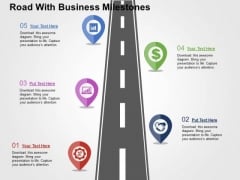 Road With Business Milestones PowerPoint Templates Road With Business Milestones PowerPoint Templates