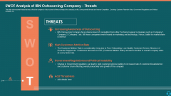 SWOT Analysis Of IBN Outsourcing Company Threats Inspiration PDF