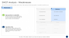 SWOT Analysis Weaknesses Topics PDF
