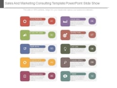 Sales And Marketing Consulting Template Powerpoint Slide Show