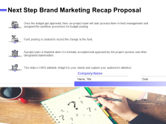 Sales Campaign Recap Next Step Brand Marketing Recap Proposal Ppt PowerPoint Presentation Styles Visuals PDF Sales Campaign Recap Next Step Brand Marketing Recap Proposal Ppt PowerPoint Presentation Styles Visuals PDF