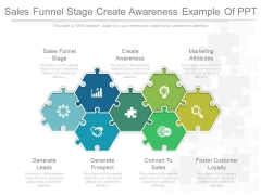 Sales Funnel Stage Create Awareness Example Of Ppt Sales Funnel Stage Create Awareness Example Of Ppt