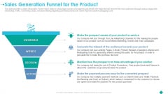 Sales Generation Funnel For The Product Ppt Infographic Template Influencers PDF Sales Generation Funnel For The Product Ppt Infographic Template Influencers PDF