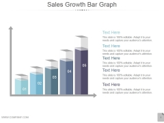 Sales Growth Bar Graph Ppt PowerPoint Presentation Background Image