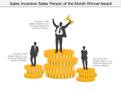 Sales Incentive Sales Person Of The Month Winner Award Ppt PowerPoint Presentation Icon Inspiration