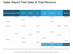Sales Report Total Sales And Total Revenue Ppt PowerPoint Presentation Pictures Templates Sales Report Total Sales And Total Revenue Ppt PowerPoint Presentation Pictures Templates