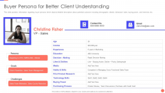 Sales Techniques Playbook Buyer Persona For Better Client Understanding Guidelines PDF Sales Techniques Playbook Buyer Persona For Better Client Understanding Guidelines PDF