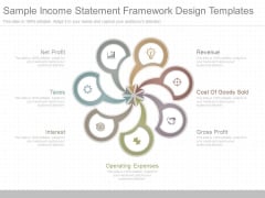 Sample Income Statement Framework Design Templates Sample Income Statement Framework Design Templates