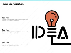 Sample Market Research And Analysis Report Idea Generation Ppt Gallery Topics PDF Sample Market Research And Analysis Report Idea Generation Ppt Gallery Topics PDF