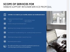 Scope Of Services For Website Support Retainer Service Proposal Ppt PowerPoint Presentation Layouts Objects Scope Of Services For Website Support Retainer Service Proposal Ppt PowerPoint Presentation Layouts Objects