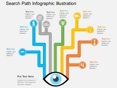 Search Path Infographic Illustration Powerpoint Template