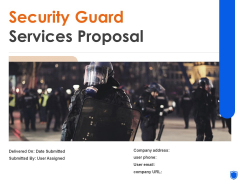 Security Guard Services Proposal Ppt PowerPoint Presentation Complete Deck With Slides Security Guard Services Proposal Ppt PowerPoint Presentation Complete Deck With Slides