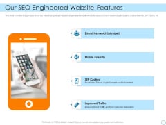 Seed Funding Pitch Deck Our Seo Engineered Website Features Sample PDF Seed Funding Pitch Deck Our Seo Engineered Website Features Sample PDF