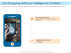Seed Funding Pitch Deck Our Shopping Artificial Intelligence Chatbot Infographics PDF Seed Funding Pitch Deck Our Shopping Artificial Intelligence Chatbot Infographics PDF