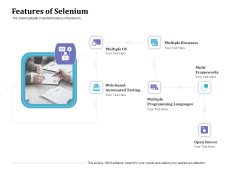 Selenium Automation Testing Features Of Selenium Ppt Professional Shapes PDF Selenium Automation Testing Features Of Selenium Ppt Professional Shapes PDF