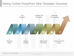 Setting Context Powerpoint Slide Templates Download