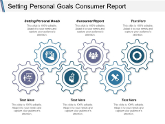 Setting Personal Goals Consumer Report Ppt PowerPoint Presentation Pictures Portfolio