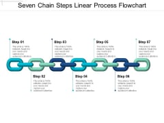 Seven Chain Steps Linear Process Flowchart Ppt PowerPoint Presentation Pictures Influencers Seven Chain Steps Linear Process Flowchart Ppt PowerPoint Presentation Pictures Influencers