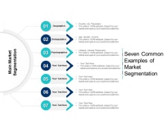 Seven Common Examples Of Market Segmentation Ppt PowerPoint Presentation Icon Mockup PDF Seven Common Examples Of Market Segmentation Ppt PowerPoint Presentation Icon Mockup PDF