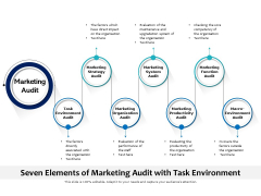 Seven Elements Of Marketing Audit With Task Environment Ppt PowerPoint Presentation Icon Deck PDF Seven Elements Of Marketing Audit With Task Environment Ppt PowerPoint Presentation Icon Deck PDF