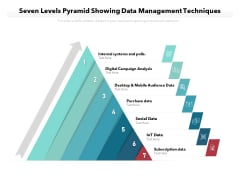 Seven Levels Pyramid Showing Data Management Techniques Ppt PowerPoint Presentation File Guide PDF Seven Levels Pyramid Showing Data Management Techniques Ppt PowerPoint Presentation File Guide PDF