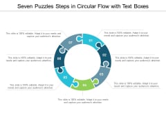 Seven Puzzles Steps In Circular Flow With Text Boxes Ppt Powerpoint Presentation Model Templates Seven Puzzles Steps In Circular Flow With Text Boxes Ppt Powerpoint Presentation Model Templates