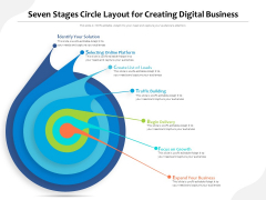 Seven Stages Circle Layout For Creating Digital Business Ppt PowerPoint Presentation Layouts PDF Seven Stages Circle Layout For Creating Digital Business Ppt PowerPoint Presentation Layouts PDF