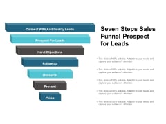Seven Steps Sales Funnel Prospect For Leads Ppt PowerPoint Presentation Inspiration Grid Seven Steps Sales Funnel Prospect For Leads Ppt PowerPoint Presentation Inspiration Grid