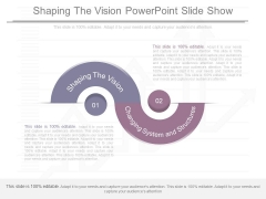 Shaping The Vision Powerpoint Slide Show Shaping The Vision Powerpoint Slide Show