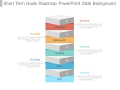 Short Term Goals Roadmap Powerpoint Slide Background Short Term Goals Roadmap Powerpoint Slide Background