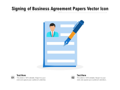 Signing Of Business Agreement Papers Vector Icon Ppt PowerPoint Presentation File Smartart PDF Signing Of Business Agreement Papers Vector Icon Ppt PowerPoint Presentation File Smartart PDF