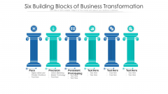 Six Building Blocks Of Business Transformation Ppt PowerPoint Presentation Gallery Diagrams PDF Six Building Blocks Of Business Transformation Ppt PowerPoint Presentation Gallery Diagrams PDF