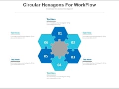 Six Circular Hexagons For Workflow Powerpoint Slides Six Circular Hexagons For Workflow Powerpoint Slides