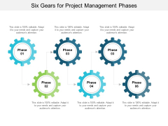 Six Gears For Project Management Phases Ppt PowerPoint Presentation Layouts Outline Six Gears For Project Management Phases Ppt PowerPoint Presentation Layouts Outline