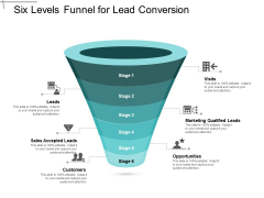 Six Levels Funnel For Lead Conversion Ppt PowerPoint Presentation Portfolio Skills Six Levels Funnel For Lead Conversion Ppt PowerPoint Presentation Portfolio Skills