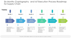 Six Months Cryptography And Iot Execution Process Roadmap For Supply Chain Sample