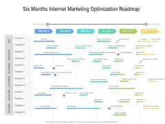 Six Months Internet Marketing Optimization Roadmap Designs Six Months Internet Marketing Optimization Roadmap Designs