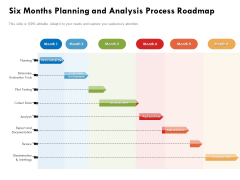 Six Months Planning And Analysis Process Roadmap Introduction