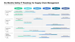 Six Months Safety IT Roadmap For Supply Chain Management Introduction