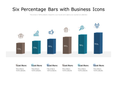 Six Percentage Bars With Business Icons Ppt PowerPoint Presentation File Example Six Percentage Bars With Business Icons Ppt PowerPoint Presentation File Example