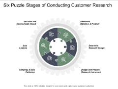Six Puzzle Stages Of Conducting Customer Research Ppt PowerPoint Presentation Summary Designs Download Six Puzzle Stages Of Conducting Customer Research Ppt PowerPoint Presentation Summary Designs Download